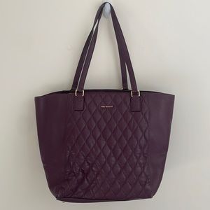 Vera Bradley Ella Leather Quilted tote